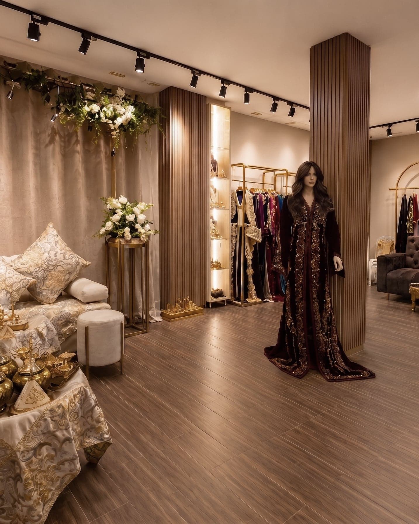 Ambiance feutrée de l’espace mariée — New Style Tiznit.